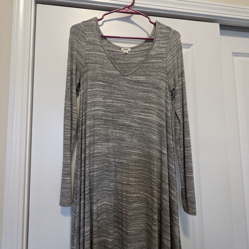 GARAGE Dress, grey, flowy